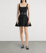 Givenchy Black Fluted Mini Dress