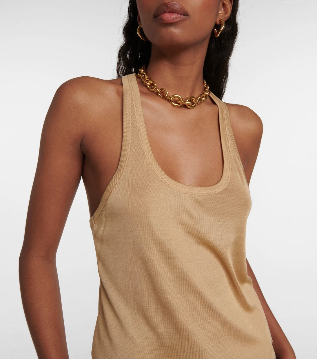 Tom Ford - Micro-Rib silk jersey tank top