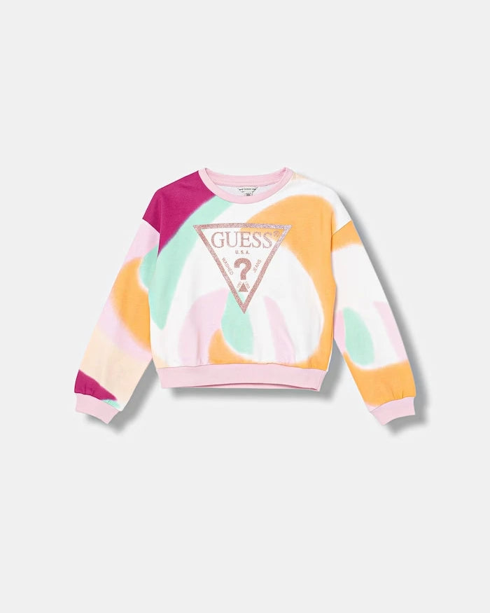 Çocuk Pamuklu Sweatshirt Guess