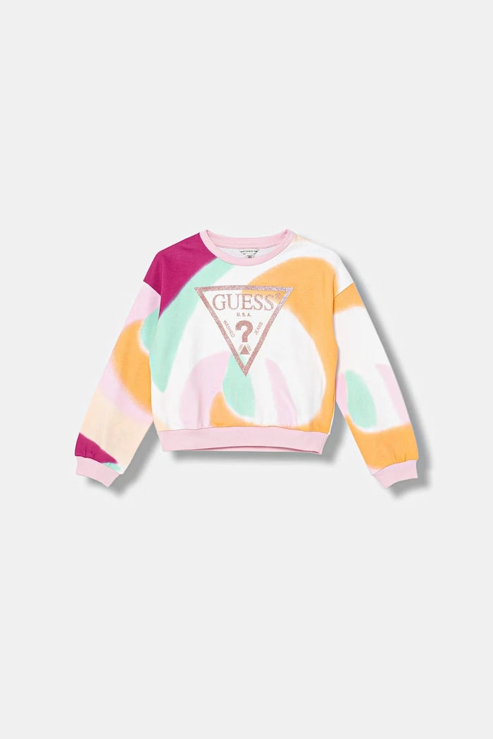 Çocuk Pamuklu Sweatshirt Guess