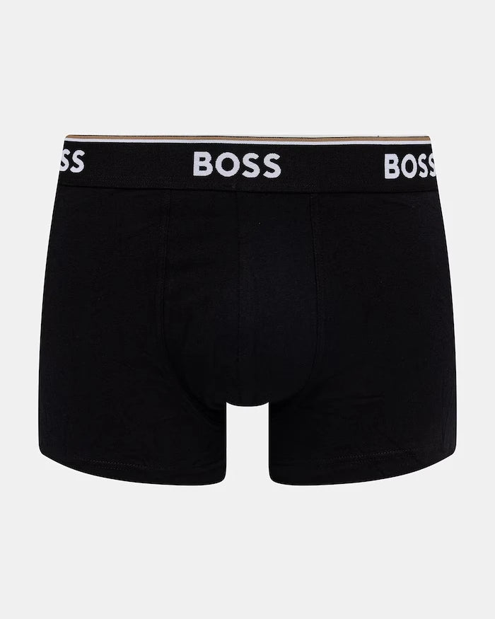 BOSS боксерки мъжки от памук с еластан Trunk 3P Power Desig 3 броя