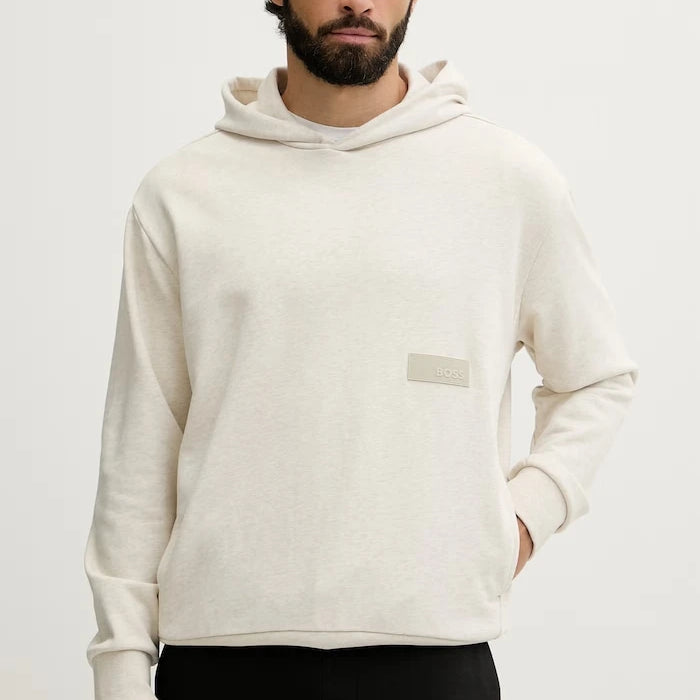 BOSS Green erkek pamuklu kapüşonlu sweatshirt SW_Hoodie