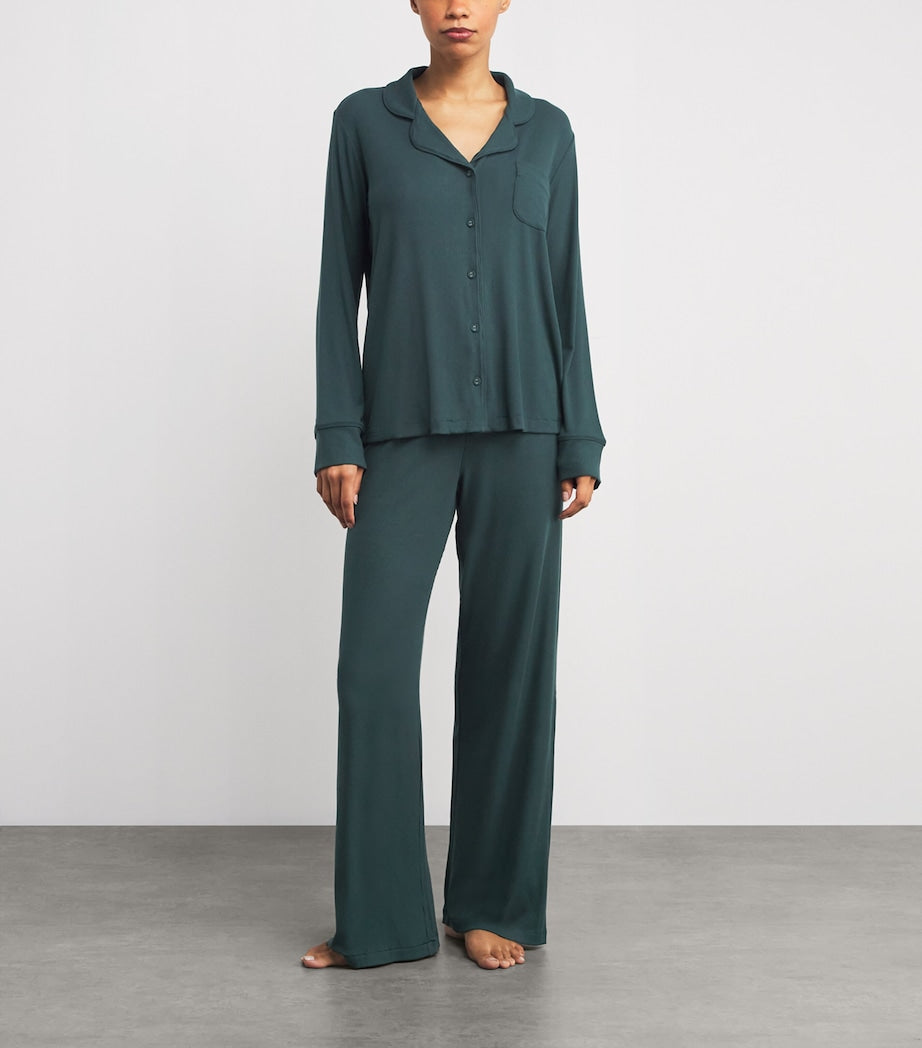 Ribbed Soft Lounge Pyjama Set