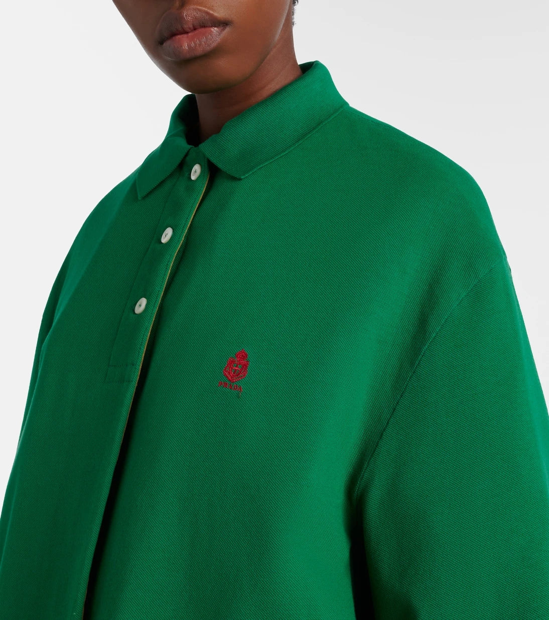Prada - Cotton piqué coat