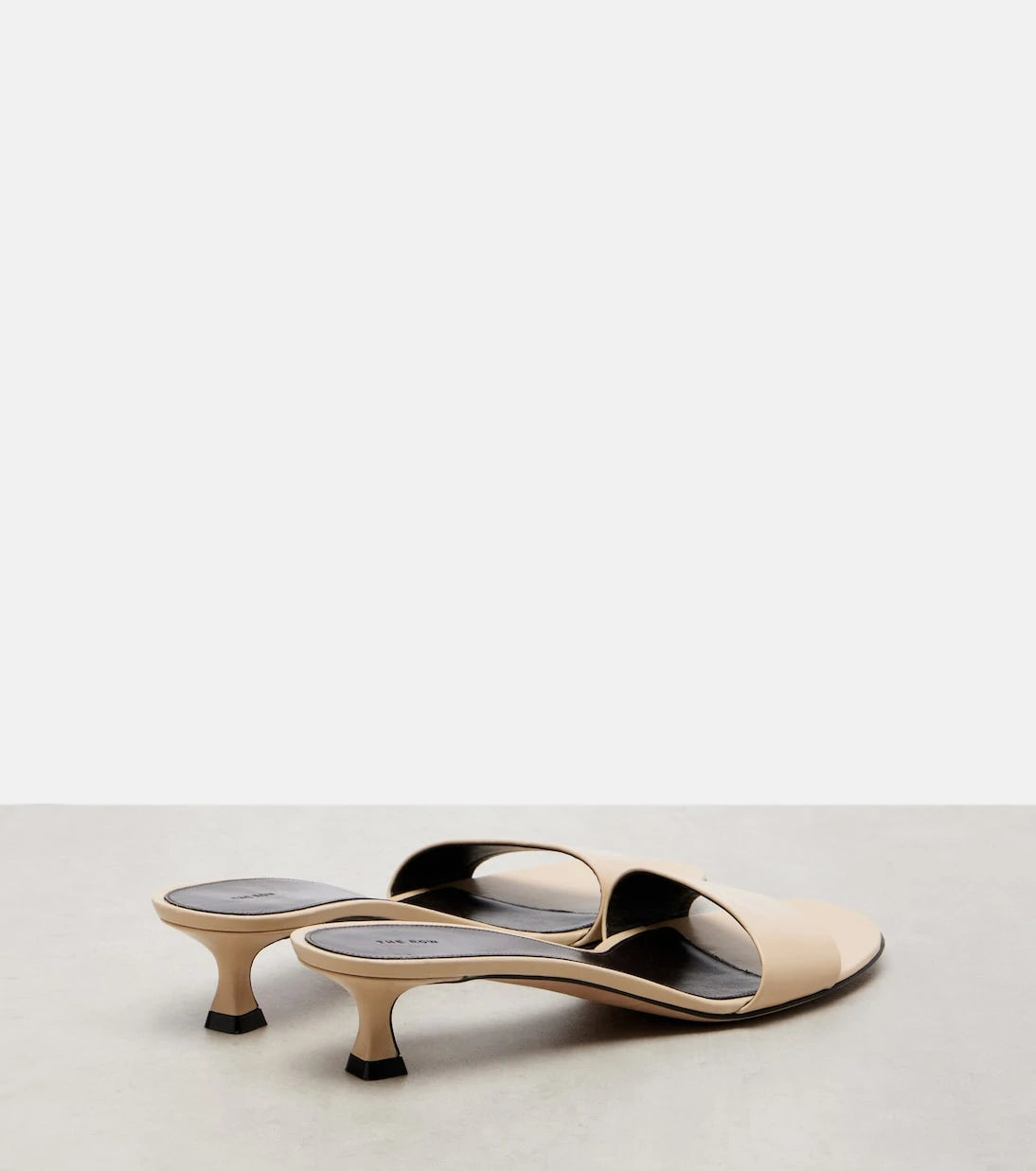 The Row - Combo leather slides