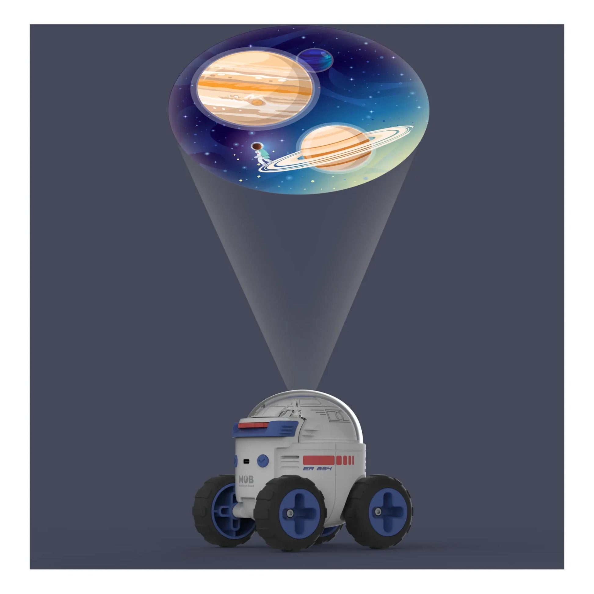 MOB - Robot projector - Discovering the universe
