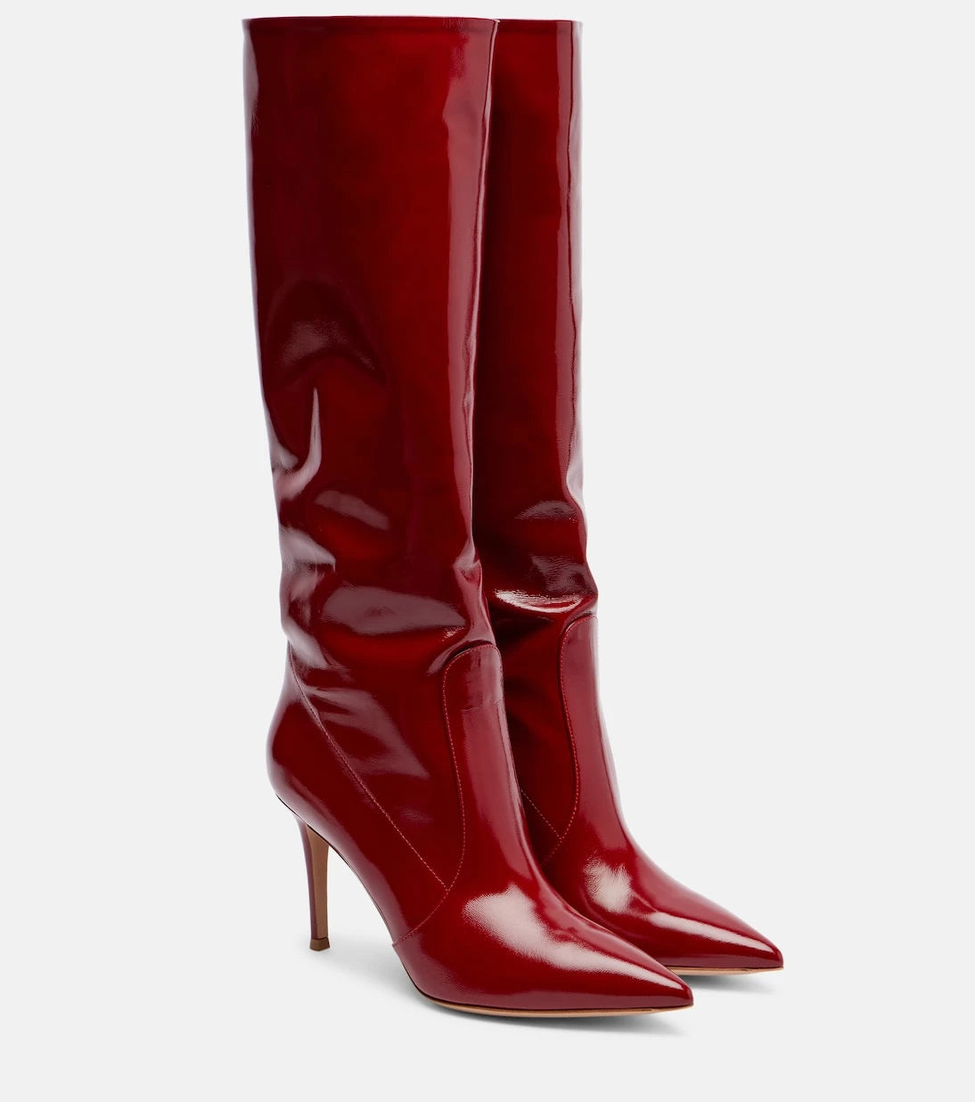 Gianvito Rossi - Hansen 85 patent leather knee-high boots
