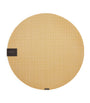 Chilewich Basketweave Gilded Round Placemat (38cm)