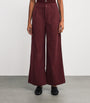 Brown Wide-Leg Floris Trousers