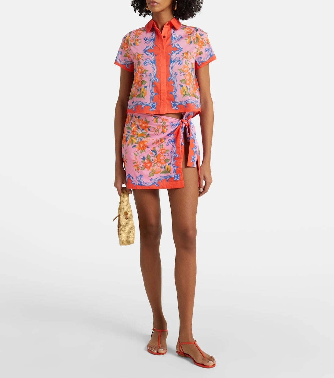 Farm Rio - Sicily floral cotton shirt