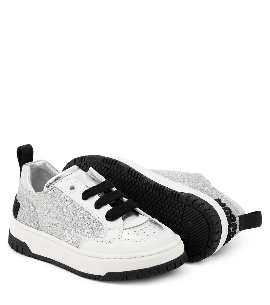 Moschino Kids - Logo glitter sneakers