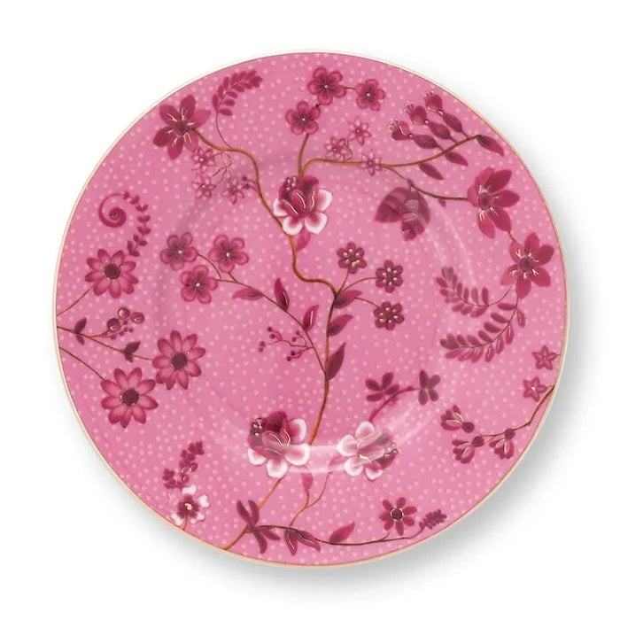 Pip Studio Four Jolie Flowers 12 cm Meze Tabağı Seti (6 Parça)