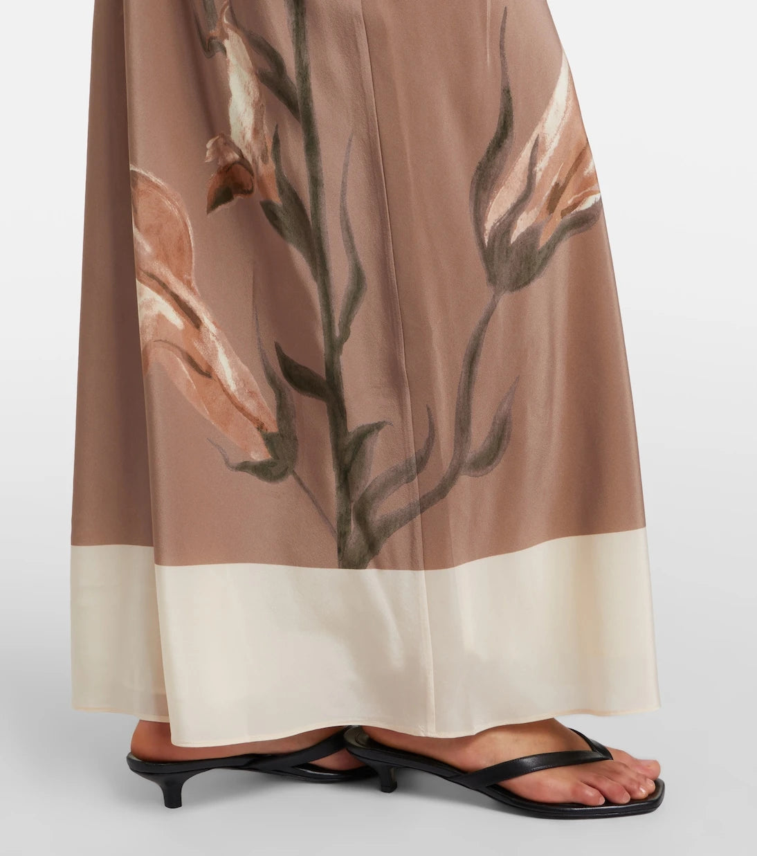 SIR - Azaliea floral silk max dress