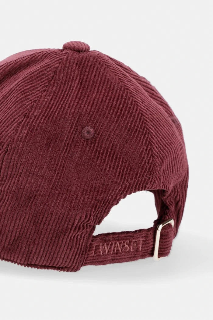 Twinset kadın kot kumaş vizörlü şapka