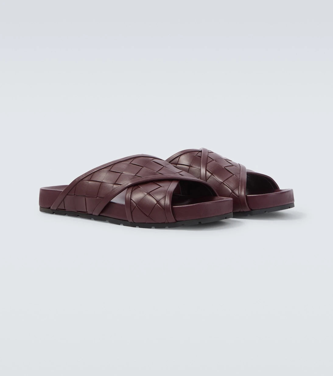 Bottega Veneta - Tarik Intrecciato leather slides