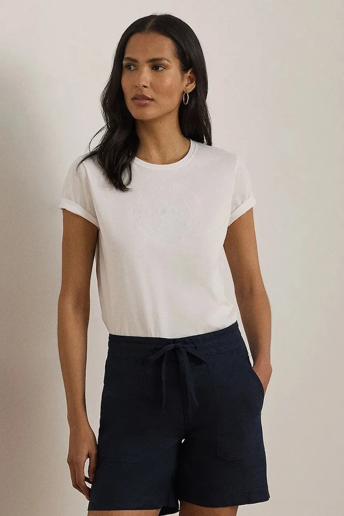 Lauren Ralph Lauren тениска basic дамска от памук