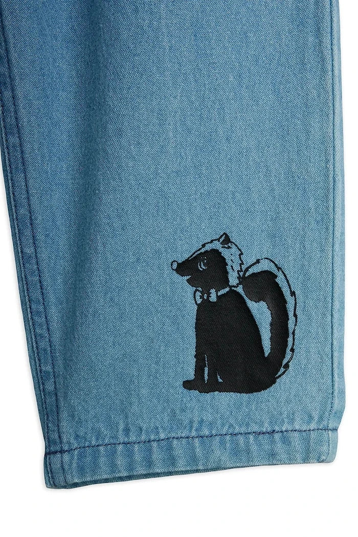 Çocuklar için relaxed fit kot pantolon Skunk