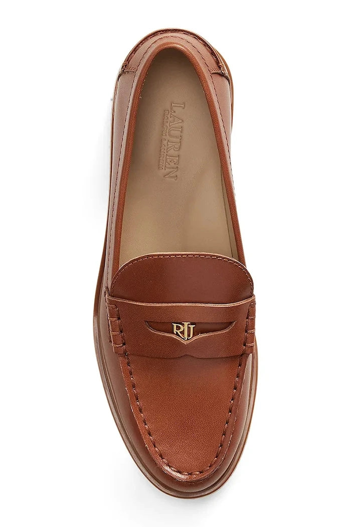 Кожени мокасини Lauren Ralph Lauren Marli