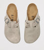 Suede Boston Clogs