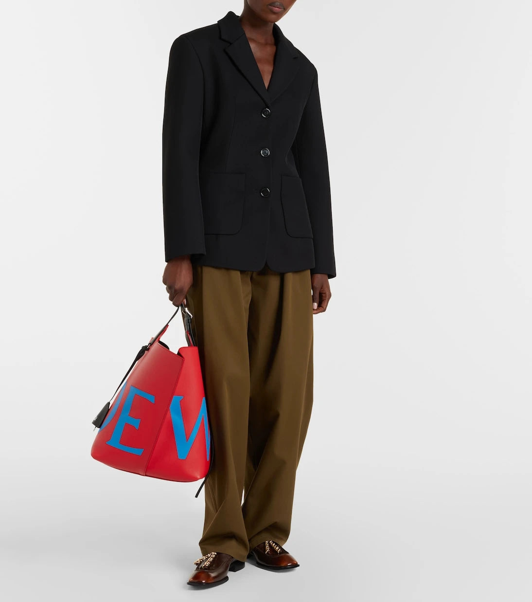 Loewe - Bilbao Large leather bucket bag