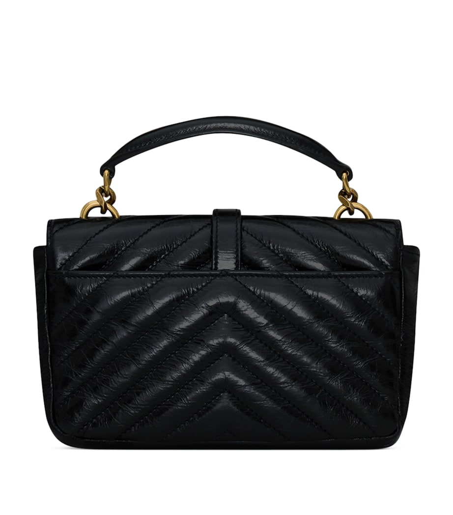 Saint Laurent Black Mini College Shoulder Bag