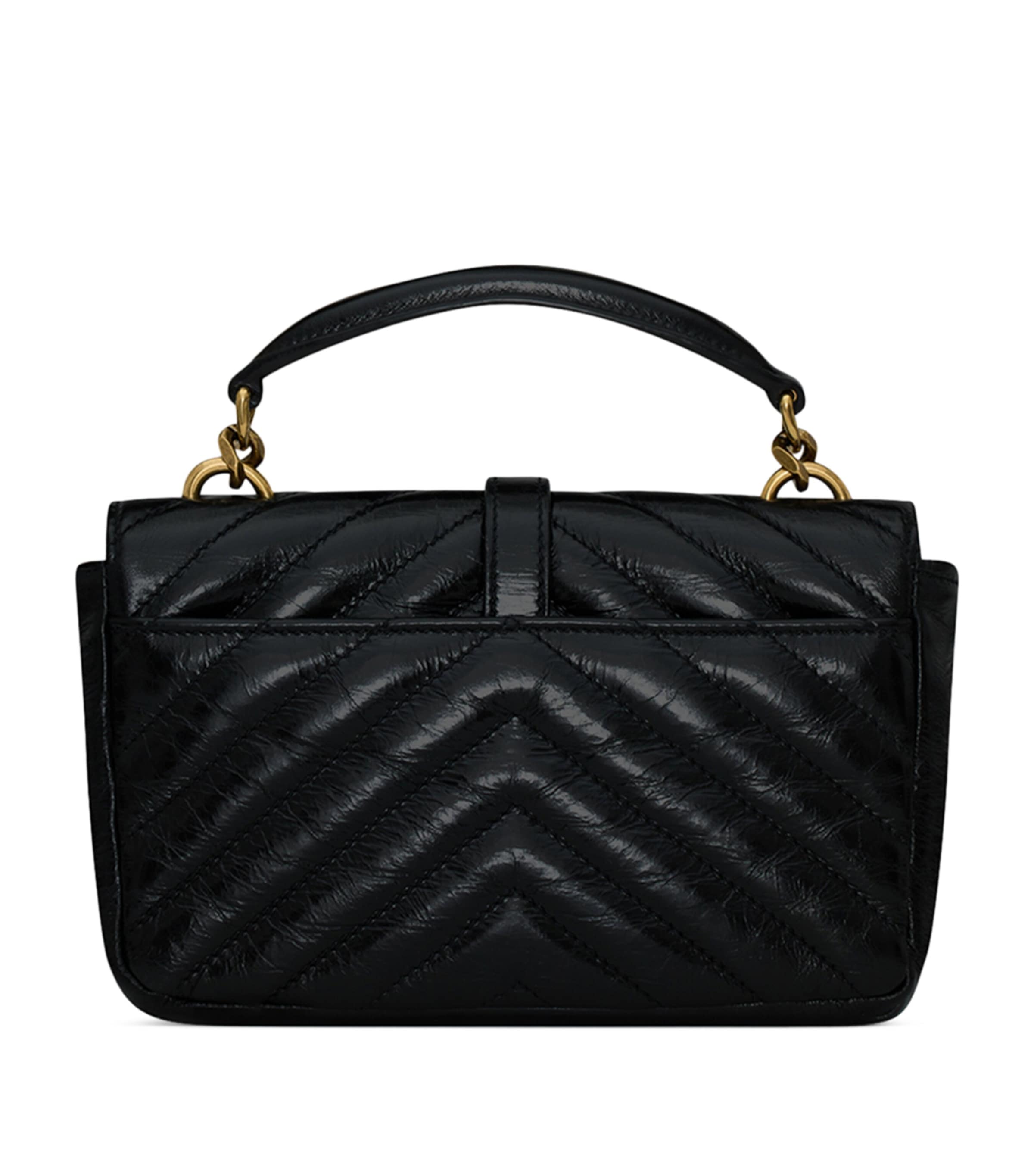 Saint Laurent Black Mini College Shoulder Bag