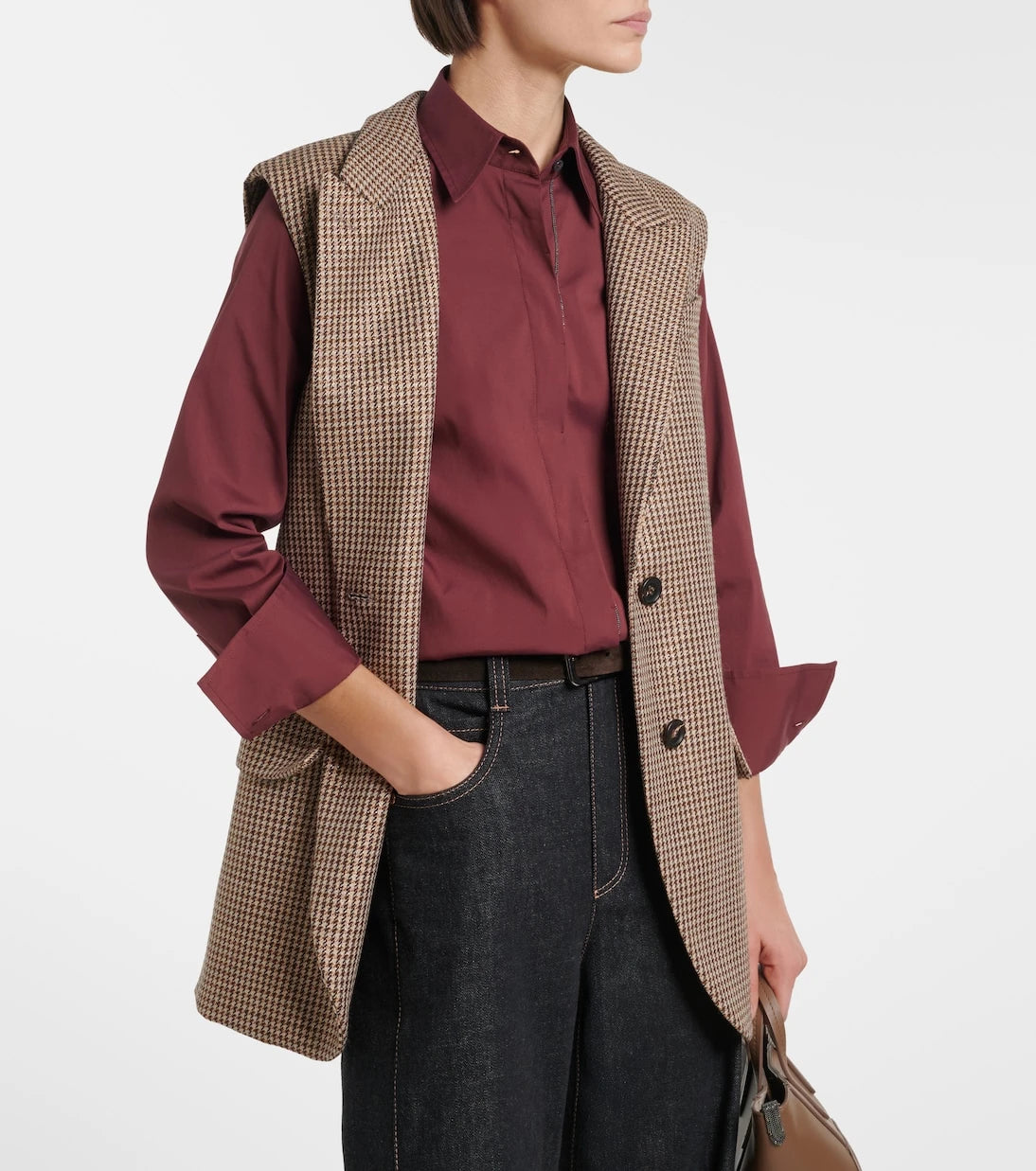 Brunello Cucinelli - Monili cotton-blend shirt