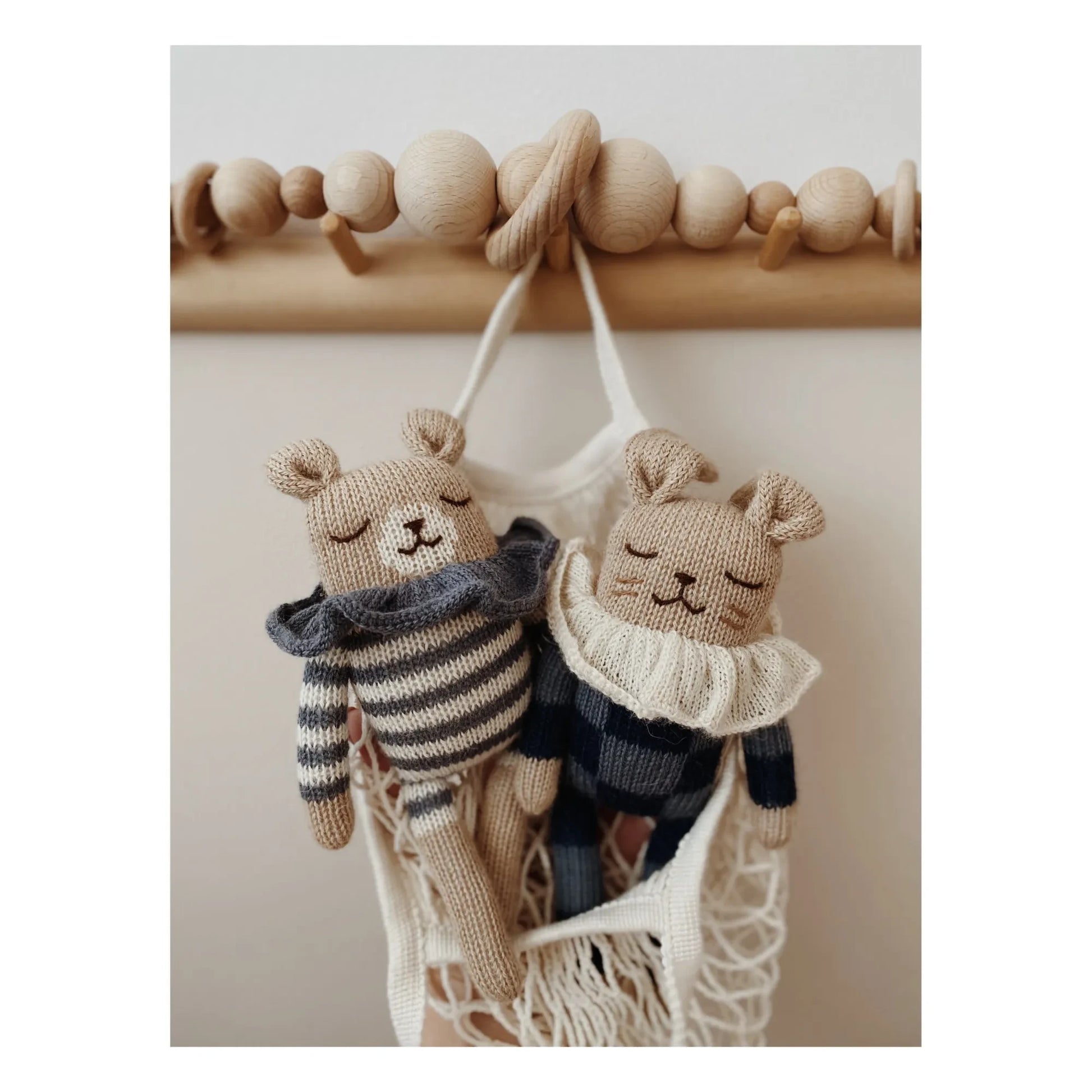 Main Sauvage - Teddy Bear Combihort | Blue