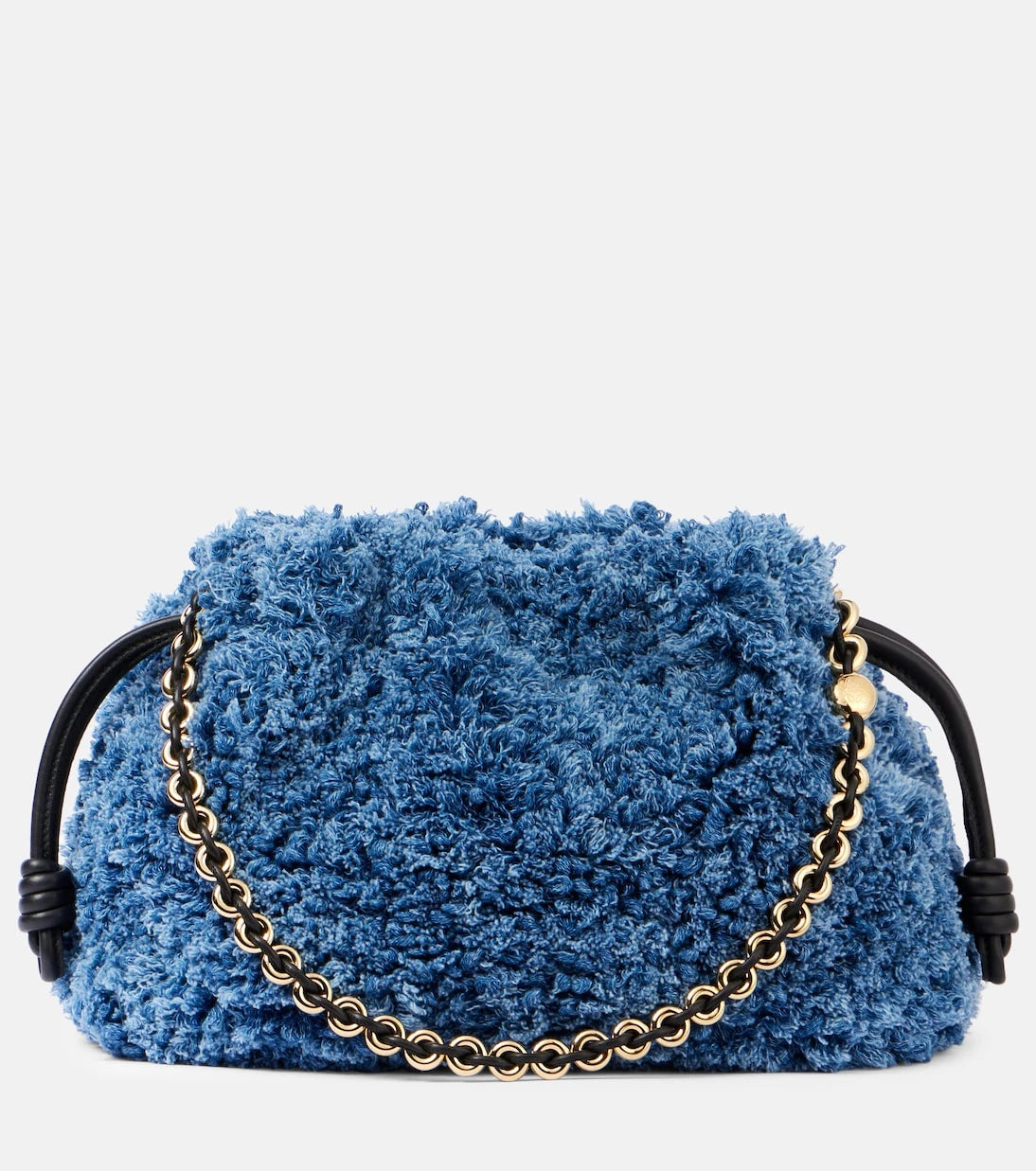 Loewe - Flamenco Medium denim clutch