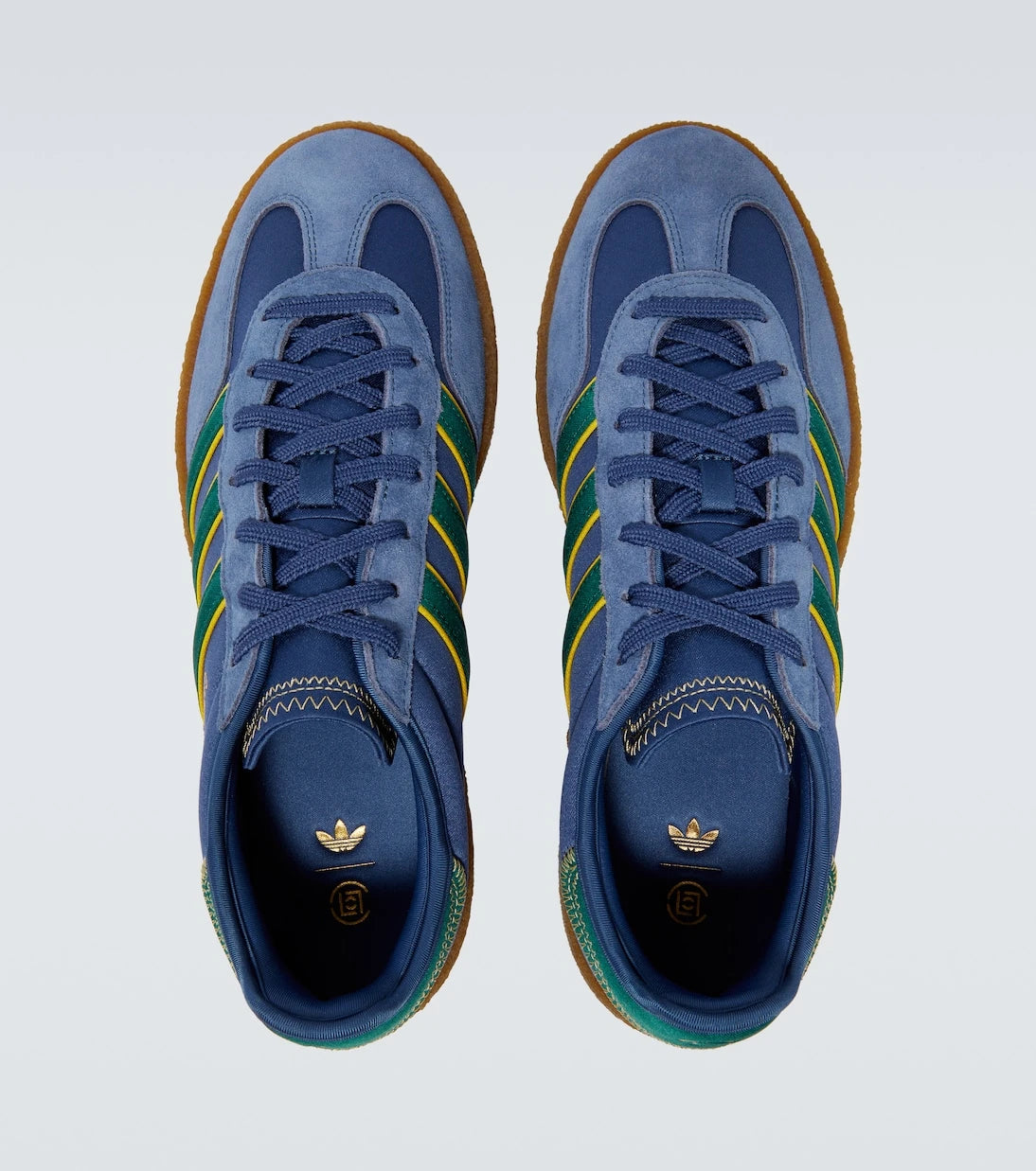 Adidas - x Clot Gazelle suede-trimmed sneakers