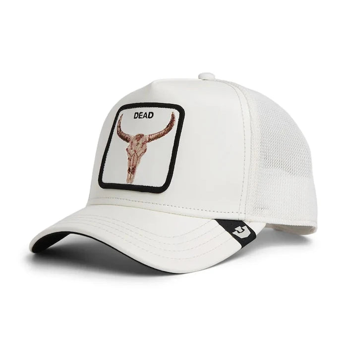 Goorin Bros Шапка trucker Faux Leather Bull Skull