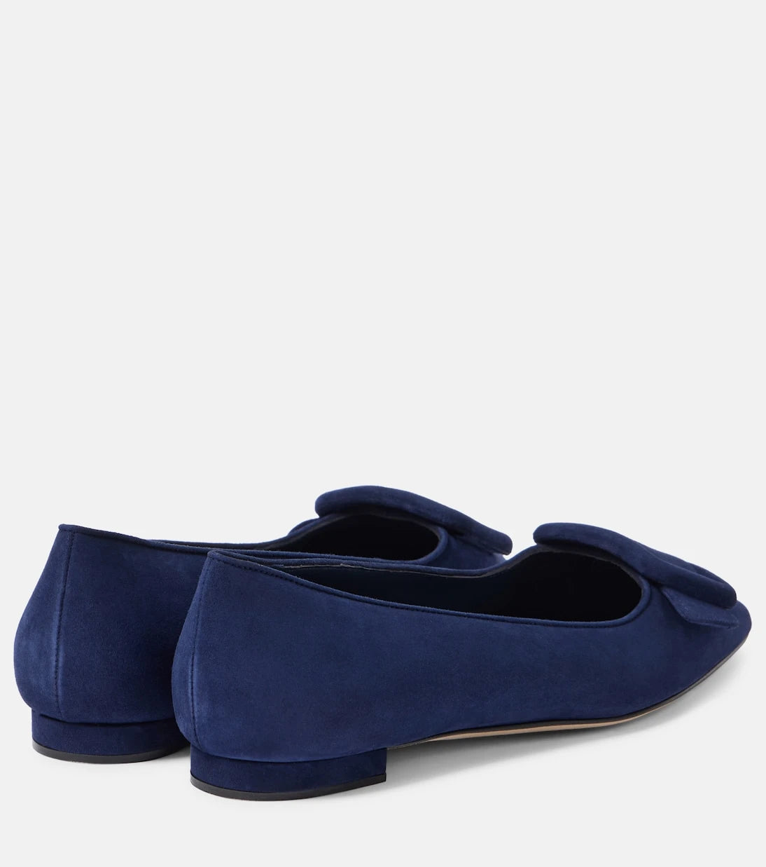 Manolo Blahnik - Maysale suede ballet flats