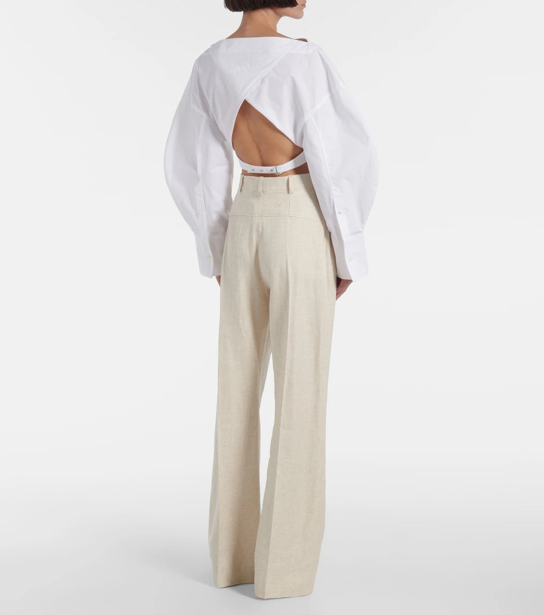 Jacquemus - Sauge high-rise straight pants