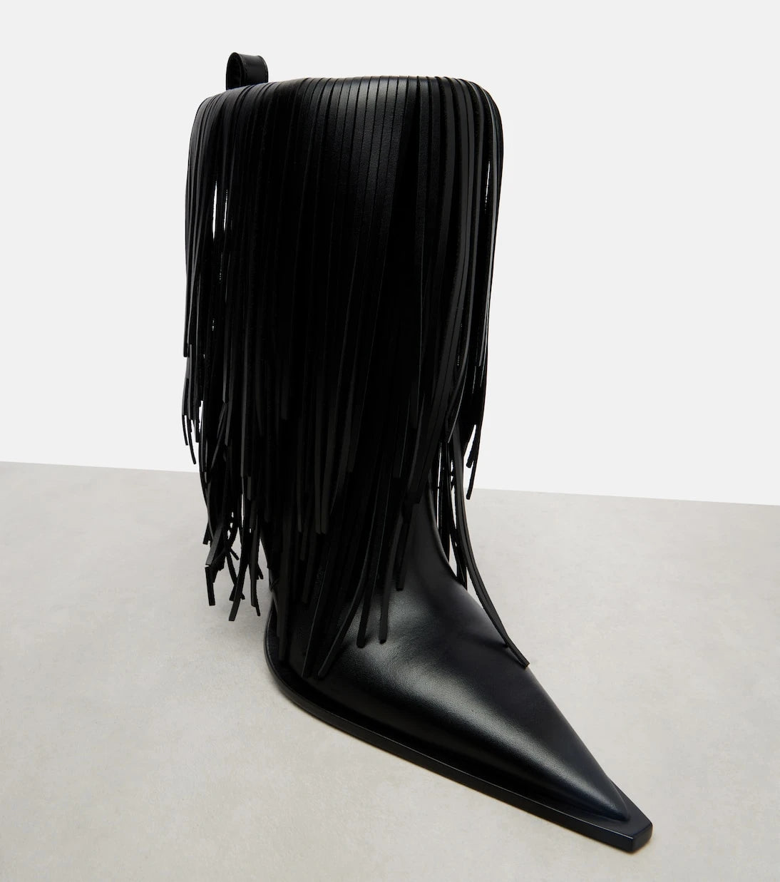 Balenciaga - Avenue Fringe leather ankle boots