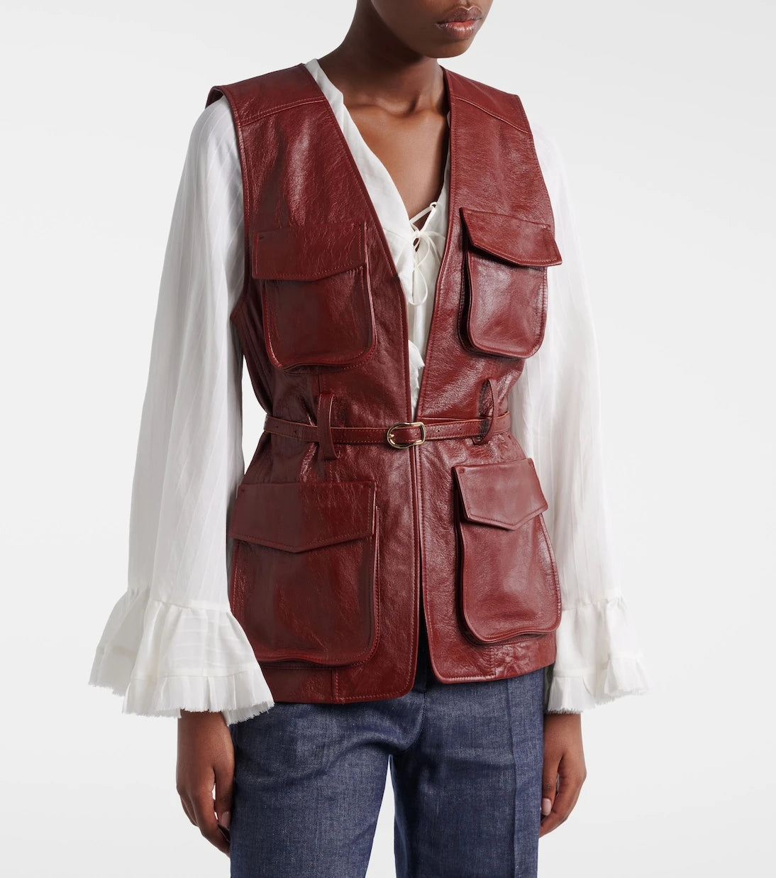 Dorothee Schumacher - Broken Shine leather vest