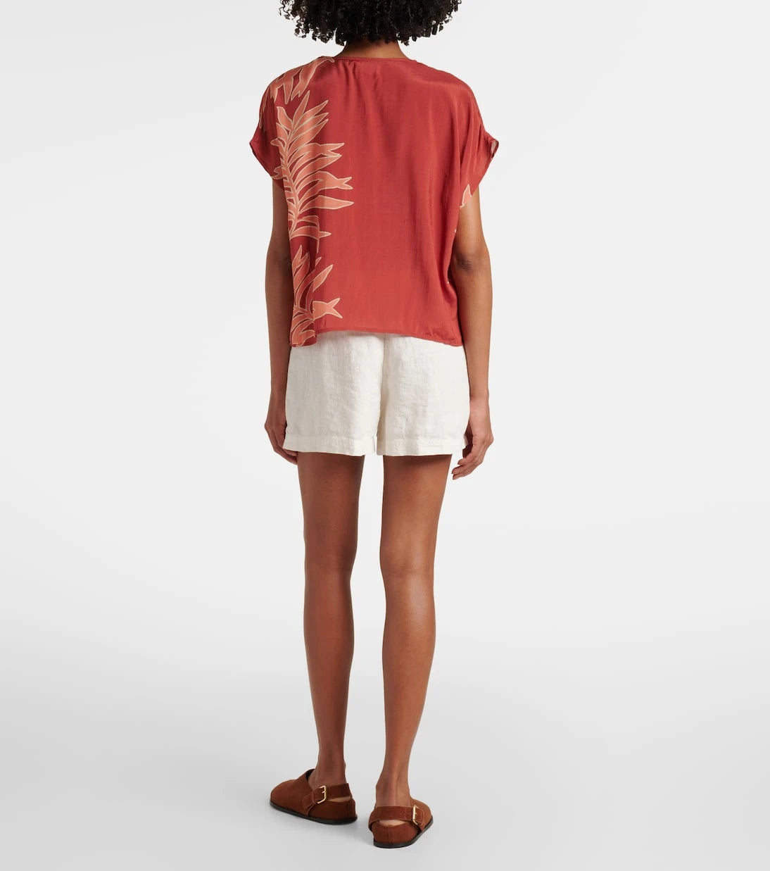 Velvet - Naomi embroidered printed top