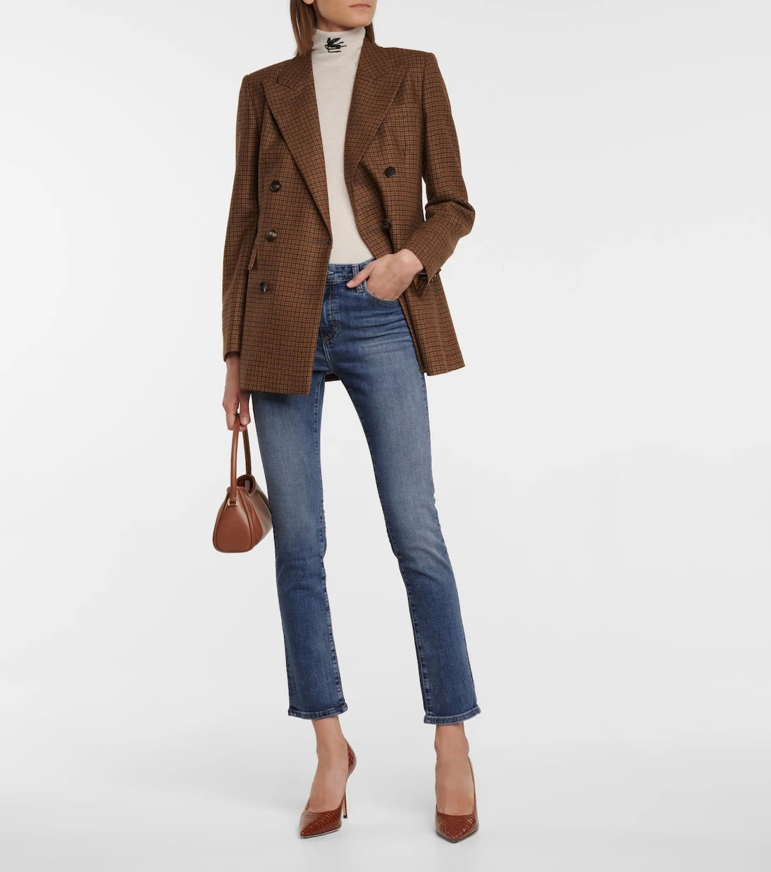AG Jeans - Mari high-rise stretch-cotton jeans