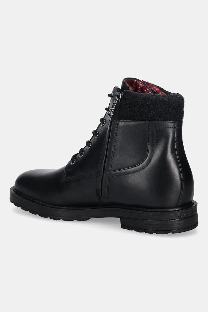 Tommy Hilfiger CLEATED HILFIGER W LTH BOOT Deri Trekking Bot