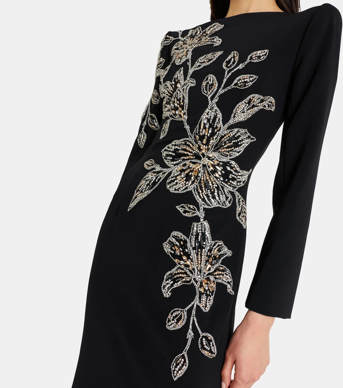 Jenny Packham - فستان Slipper Orchid مزين بالترتر