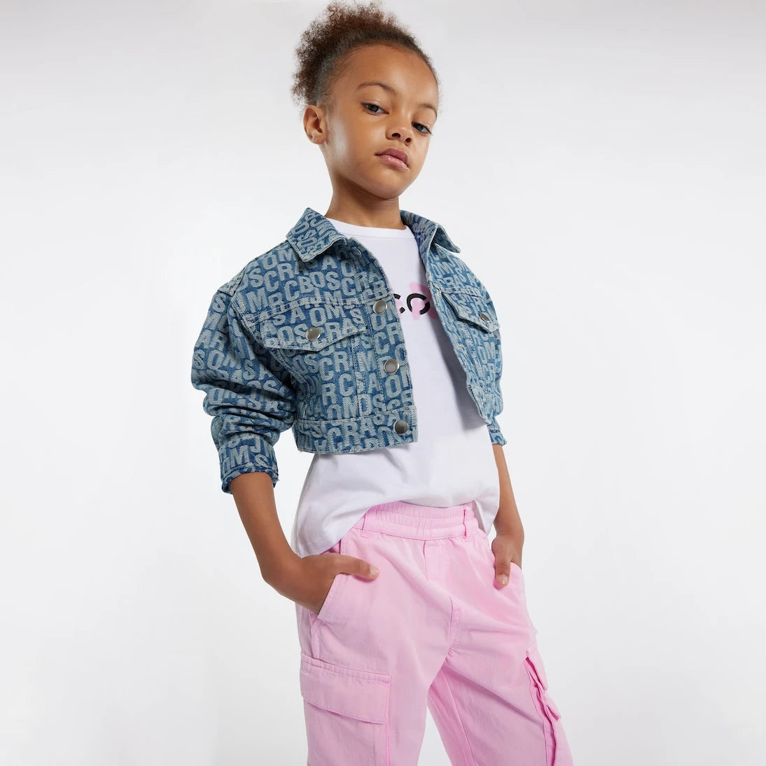 Marc Jacobs Kids - جاكيت دينم مطبوع