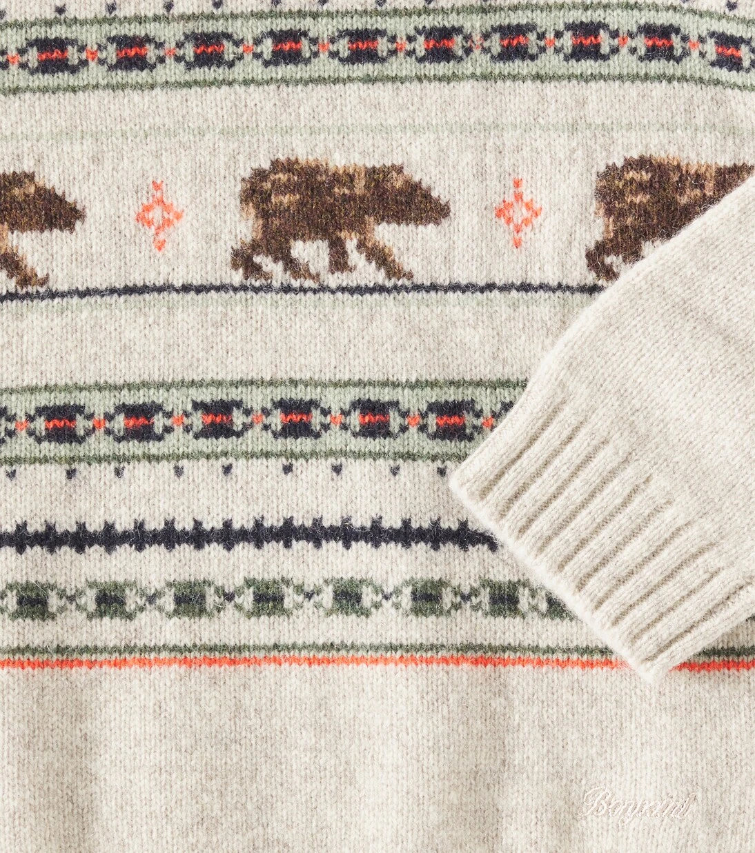 Bonpoint - Grande jacquard wool sweater