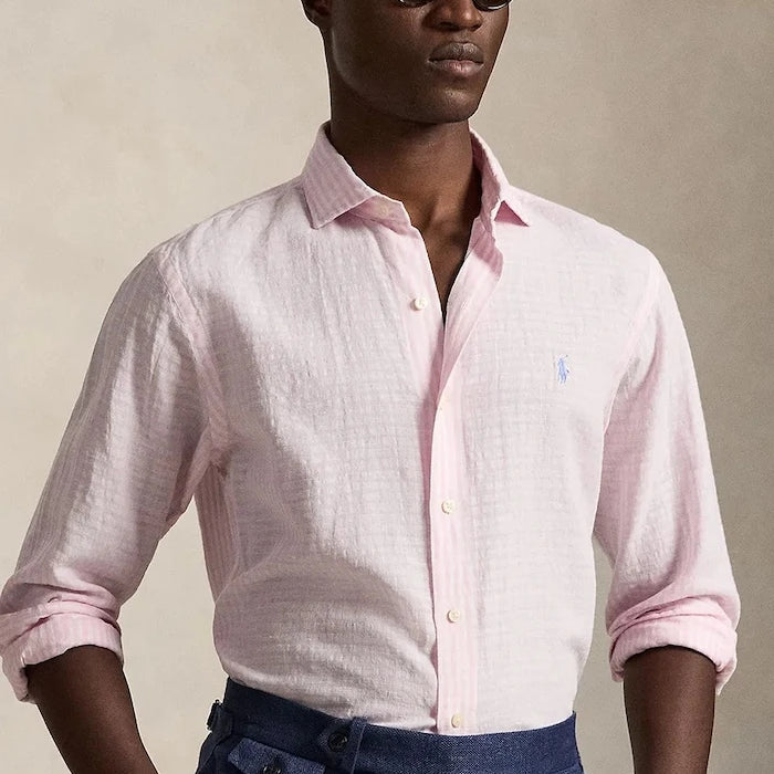Polo Ralph Lauren риза мъжка с лен