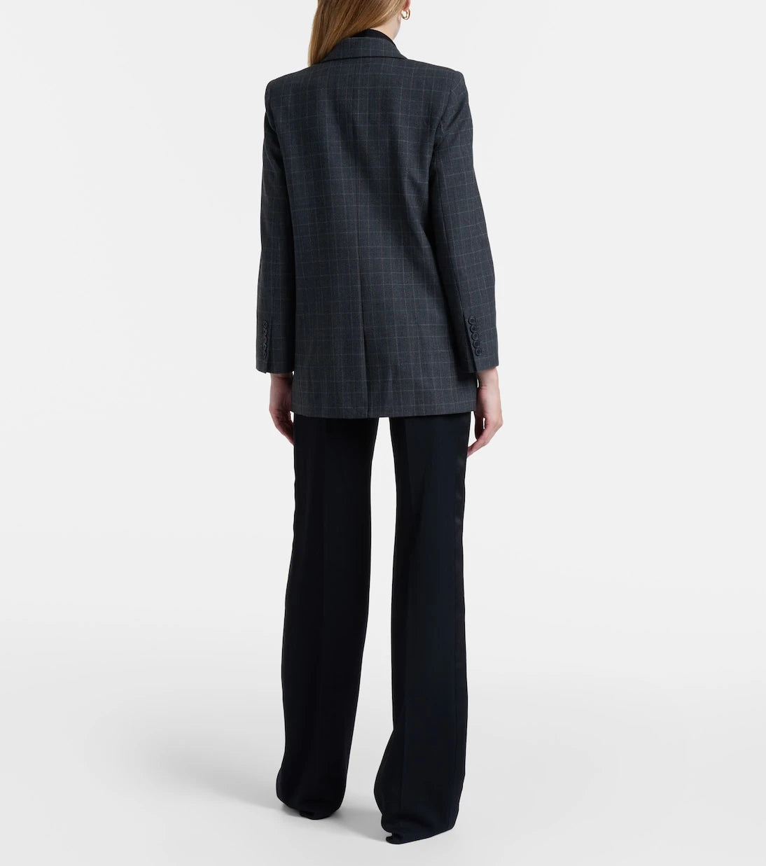 Nili Lotan - Diane checked wool-blend blazer