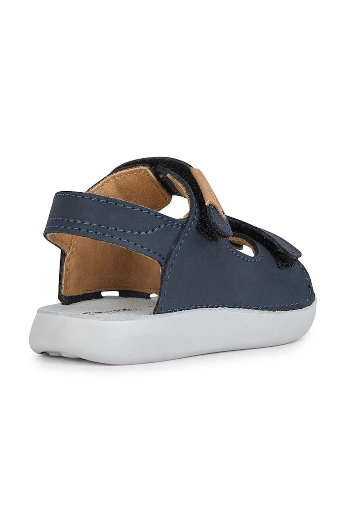 Детски сандали от кожа Geox SANDAL LIGHTFLOPPY