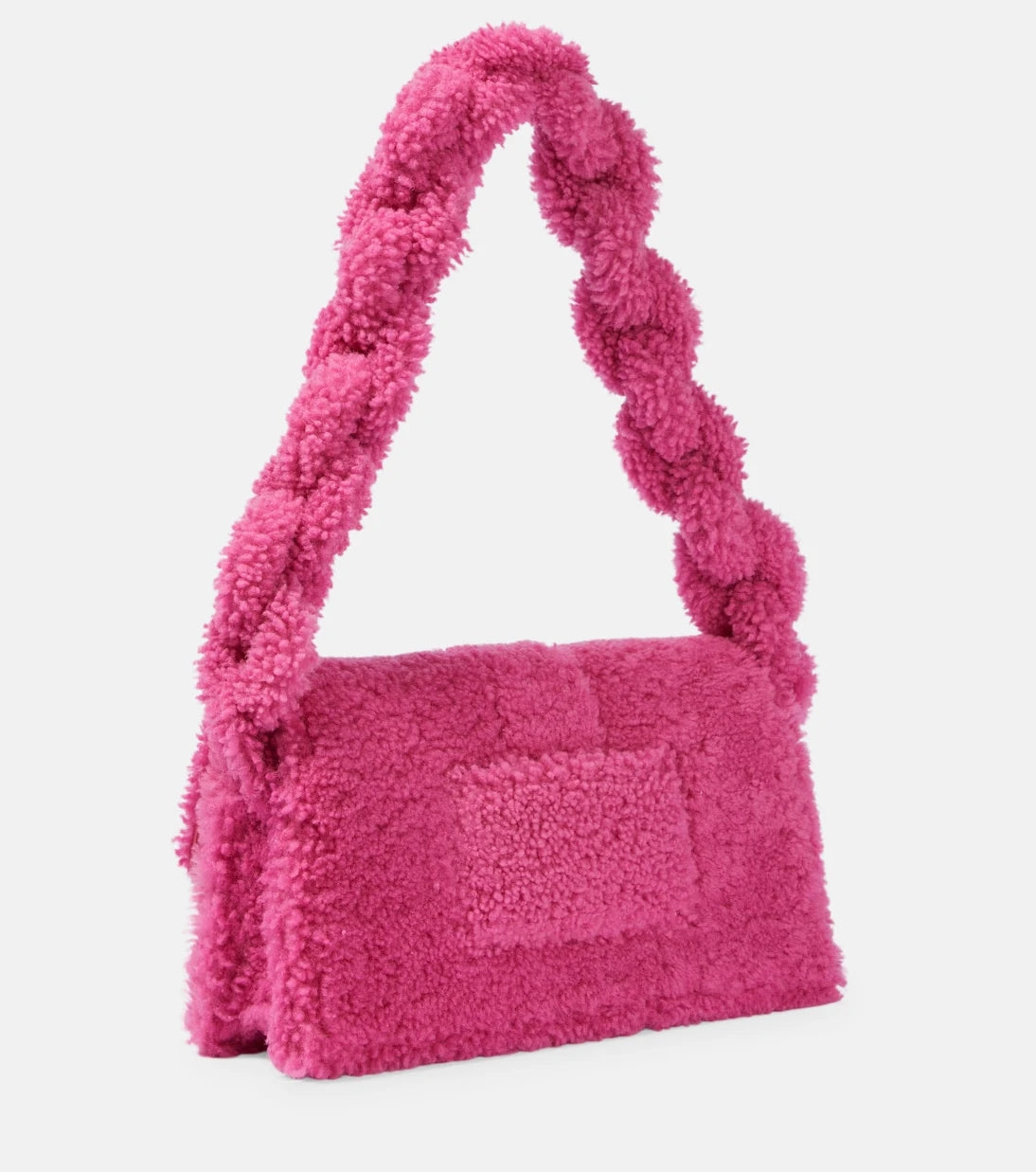 Jacquemus - Le Bambidou shearling shoulder bag