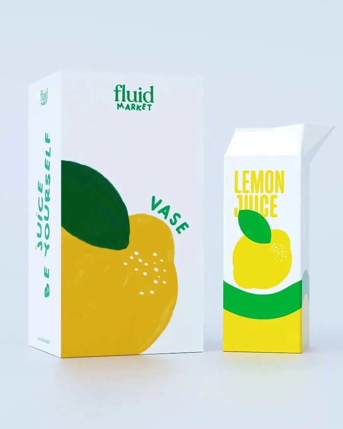 Fluid Market Lemon Dekoratif Vazo