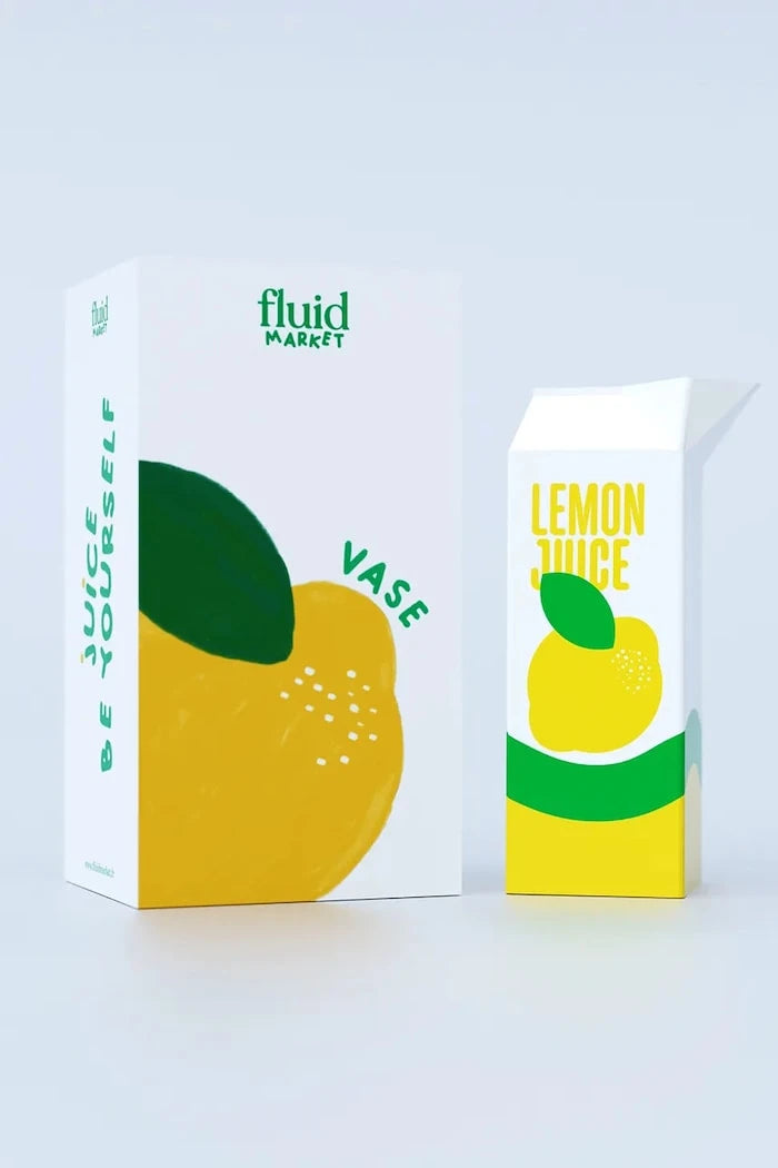 Fluid Market Lemon Dekoratif Vazo