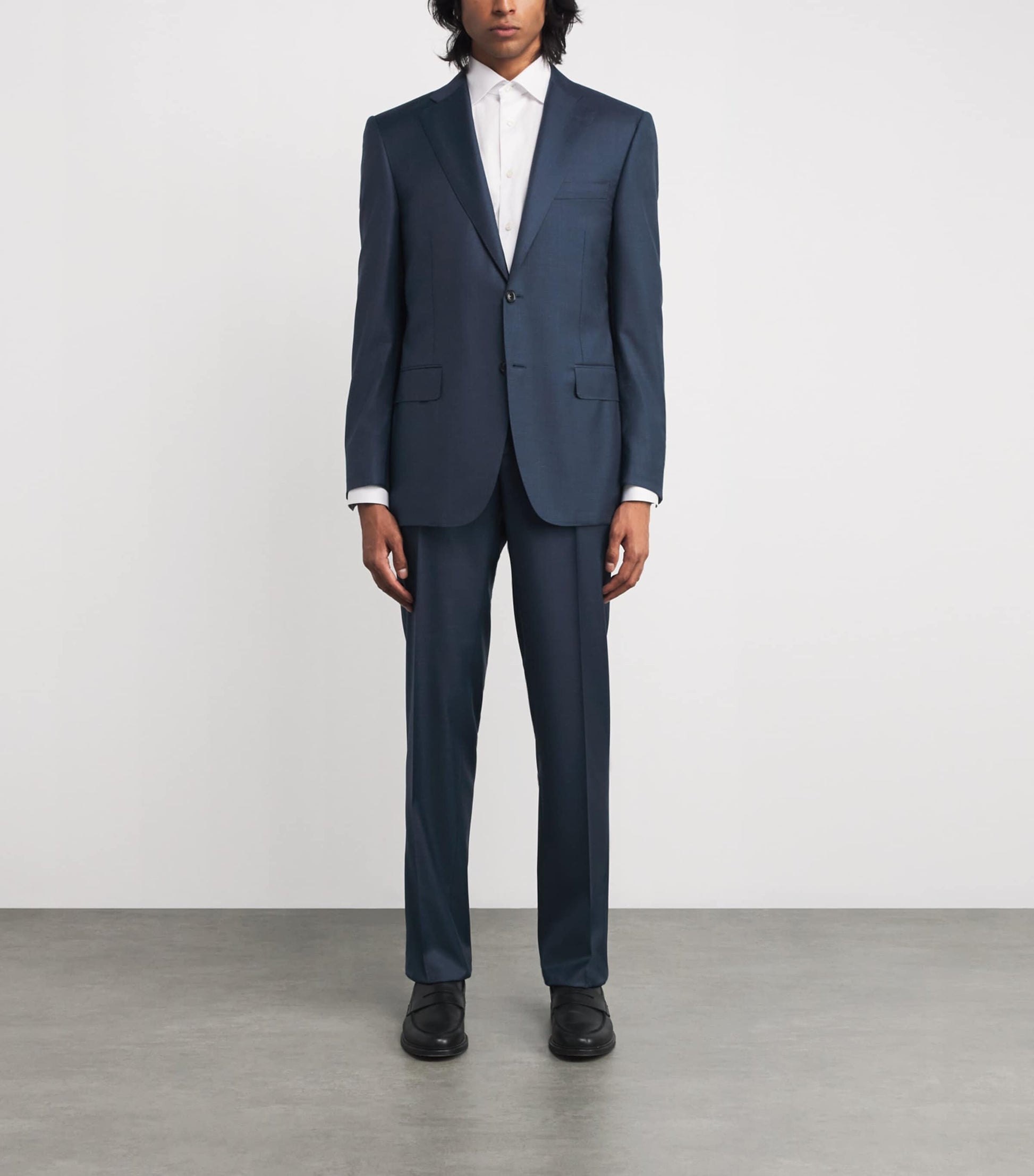 Canali Wool Check 2-Piece Suit