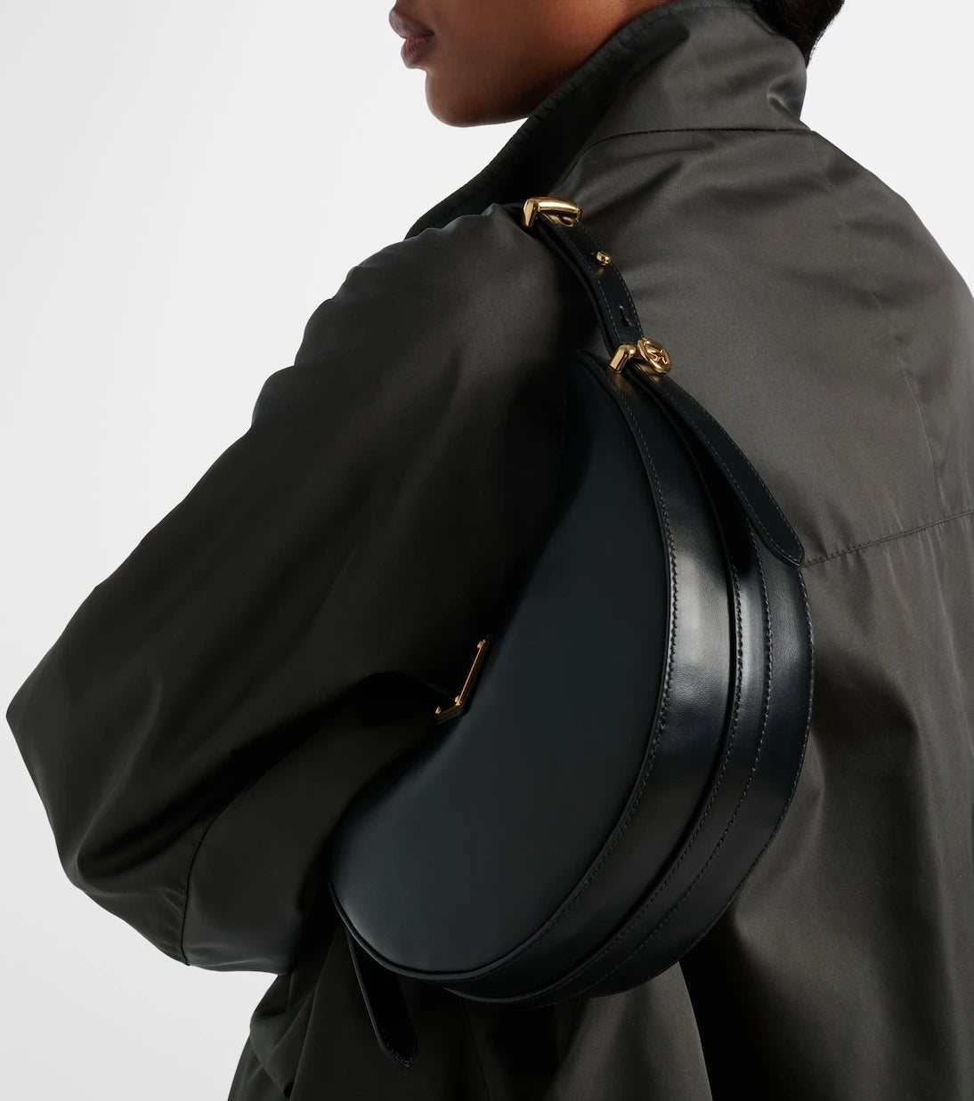 Prada - حقيبة كتف Prada Arqué Mini جلدية