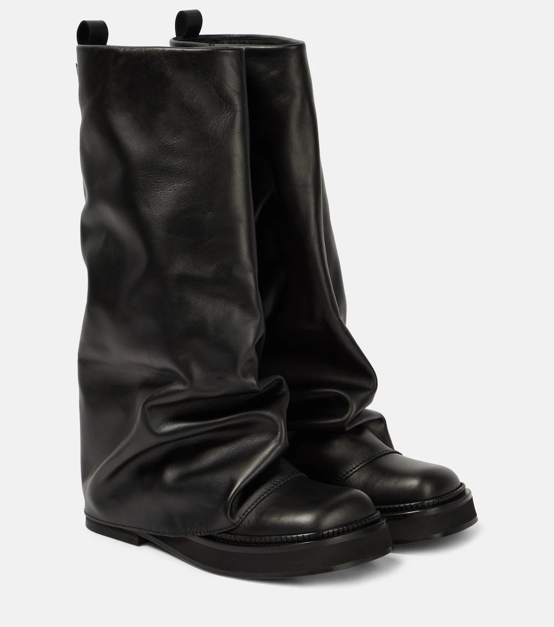 The Attico - Robin leather combat boots